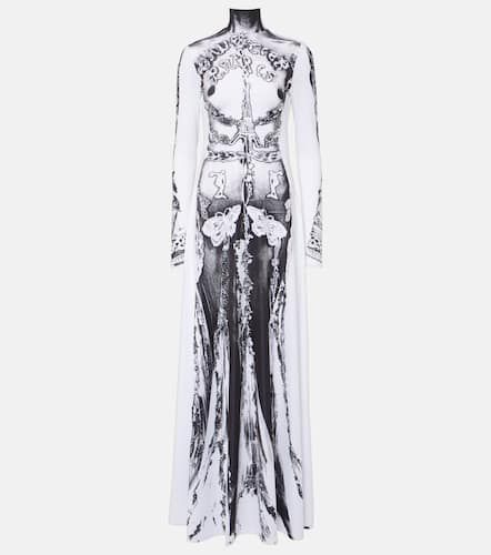 Dentelle Trompe l'oeil jersey gown - Jean Paul Gaultier - Modalova