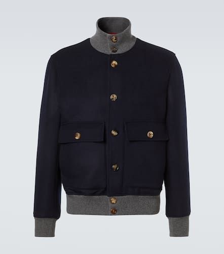 Wool varsity jacket - Brunello Cucinelli - Modalova