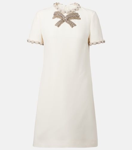 Embellished wool and silk minidress - Valentino Garavani - Modalova