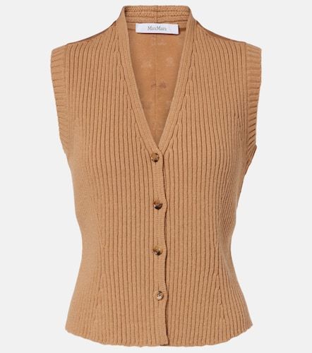 Gilet Madre in misto lana e raso - Max Mara - Modalova