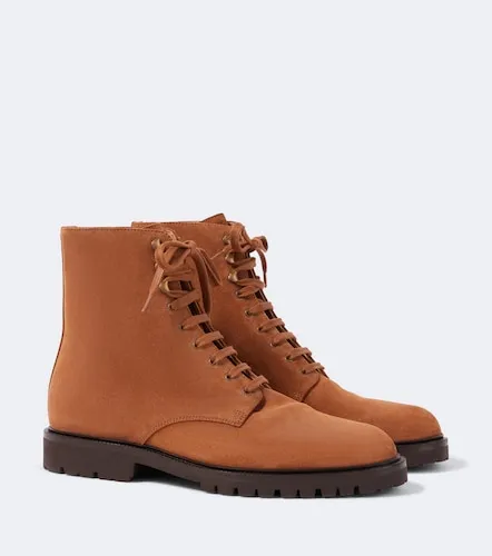 Suede lace-up boots - Brunello Cucinelli - Modalova