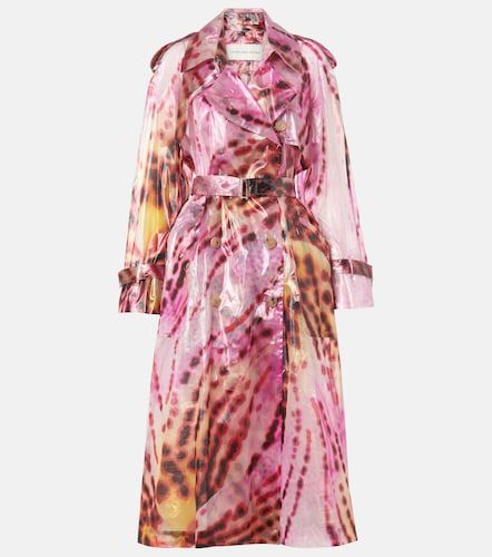 Gabardina cruzada estampada - Dries Van Noten - Modalova