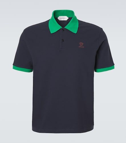 Versace Polo Medusa in cotone - Versace - Modalova