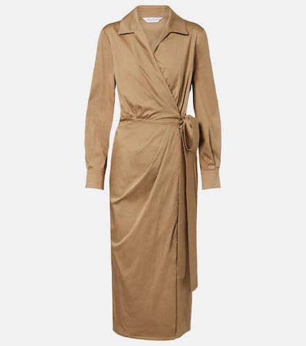 Vestido envolvente Beta de satén en mezcla de algodón - Max Mara - Modalova