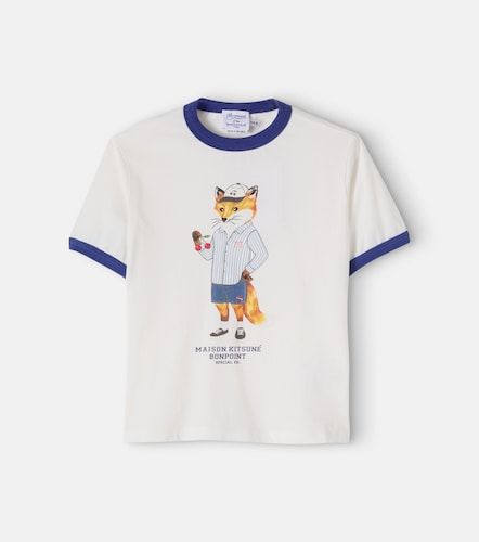 X Maison Kitsuné camiseta Akiva de jersey de algodón estampada - Bonpoint - Modalova