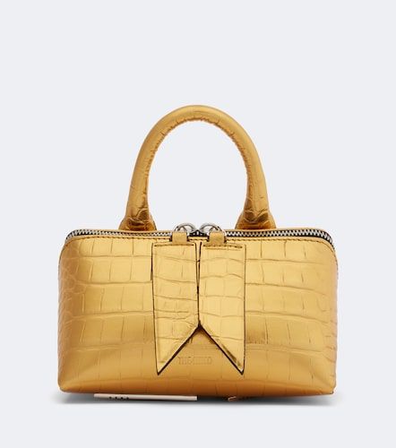 Friday Mini croc-effect leather top-handle bag - The Attico - Modalova