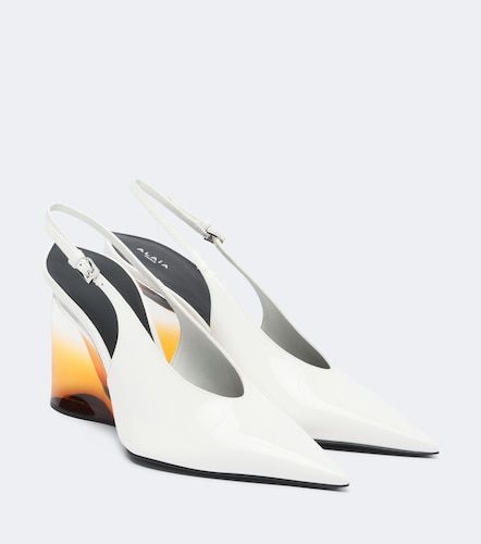 Alaïa Pumps Invisible in pelle con zeppa - Alaia - Modalova