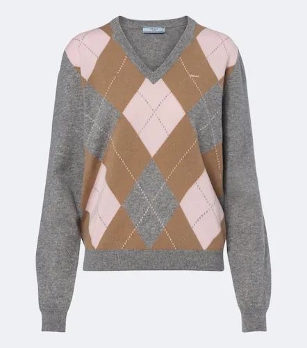 Prada Jersey Argyle de cachemir - Prada - Modalova