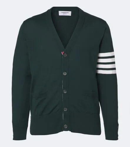 Bar virgin wool cardigan - Thom Browne - Modalova