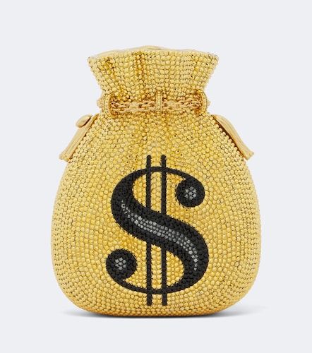Clutch Money Bag con cristalli - Judith Leiber Couture - Modalova