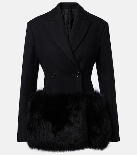 Alaia Double-breasted wool blazer - Alaia - Modalova