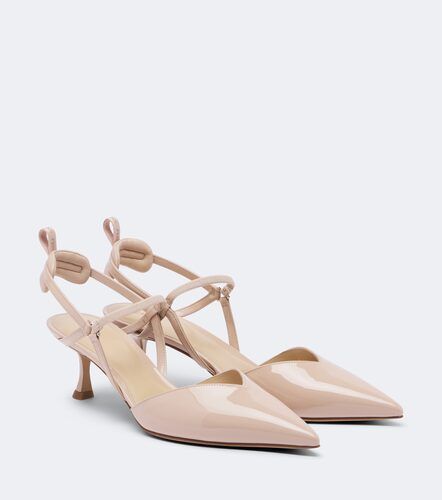 Very Colibri patent leather slingback pumps - Fendi - Modalova