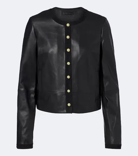 Vince Giacca in pelle con suede - Vince - Modalova