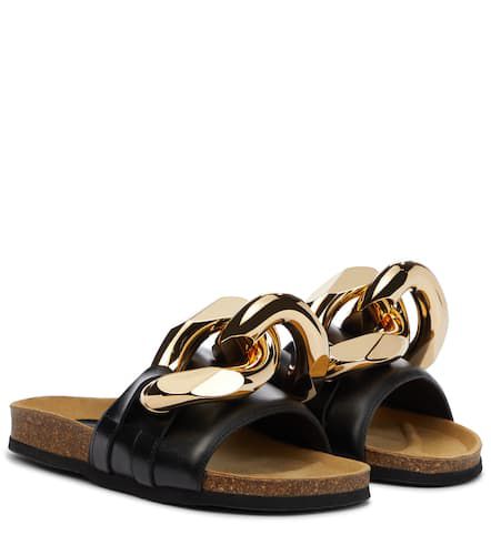 Embellished leather slides - JW Anderson - Modalova