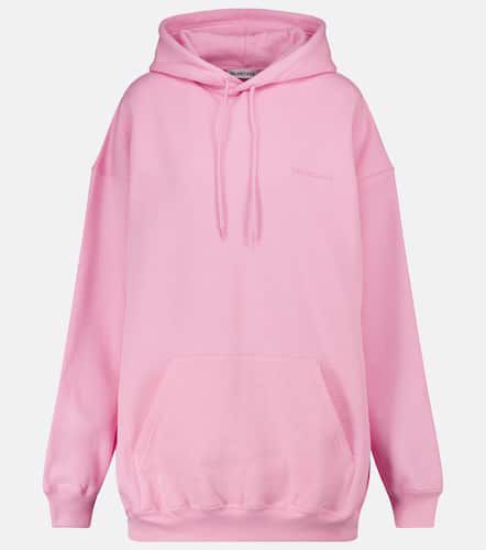 Balenciaga Logo cotton hoodie - Balenciaga - Modalova