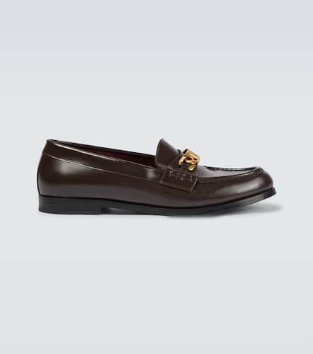 VLogo Chain leather loafers - Valentino Garavani - Modalova