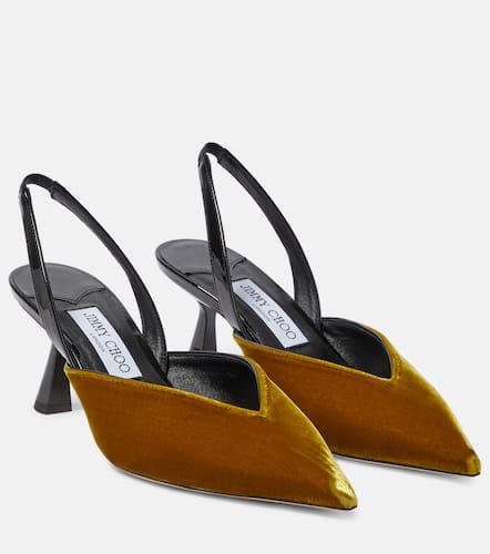 Maryanne 65 velvet slingback pumps - Jimmy Choo - Modalova