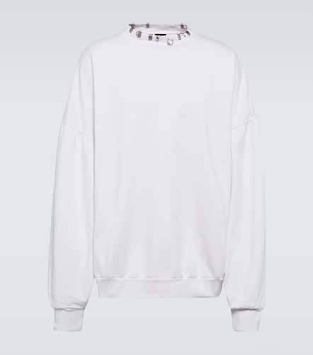 Pierced Round fleece sweatshirt - Balenciaga - Modalova