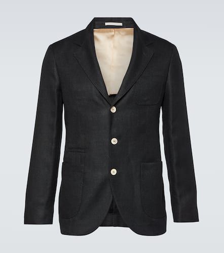 Linen, wool, and silk blazer - Brunello Cucinelli - Modalova