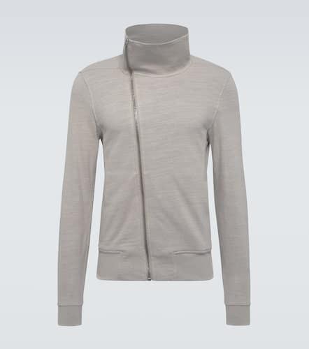 Asymmetric cotton sweatshirt jersey - Rick Owens - Modalova