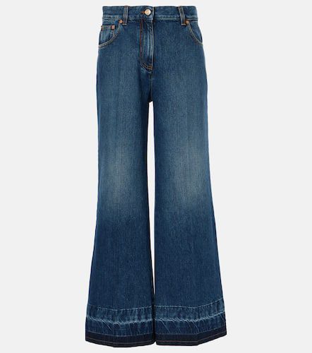 Valentino High-Rise Jeans VGold - Valentino - Modalova