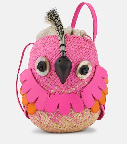 Bird Mini raffia crossbody bag - Loewe - Modalova