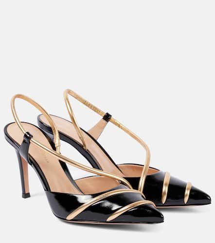 Patent leather slingback pumps - Gianvito Rossi - Modalova