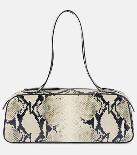 Simona snake-effect leather shoulder bag - Khaite - Modalova