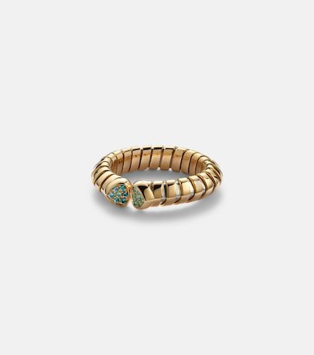 Anillo Trisolina de oro de 18 ct con turmalinas - Marina B - Modalova