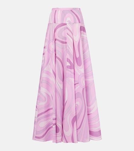 Marmo cotton muslin maxi skirt - Pucci - Modalova