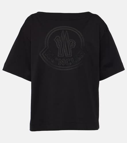 Moncler Logo cotton jersey T-shirt - Moncler - Modalova