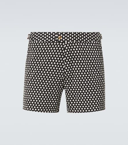 Tom Ford Costume da bagno a quadri - Tom Ford - Modalova