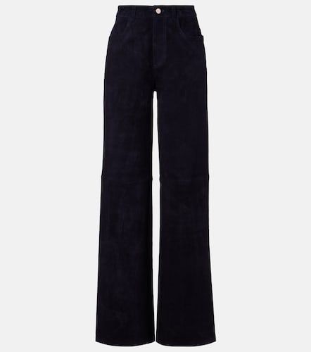 Pantaloni Mytheo in suede a vita alta e gamba larga - Stouls - Modalova