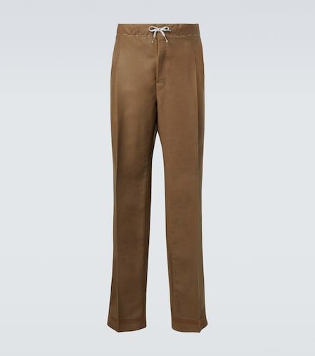 Pantaloni regular in mohair e lana - Maison Margiela - Modalova