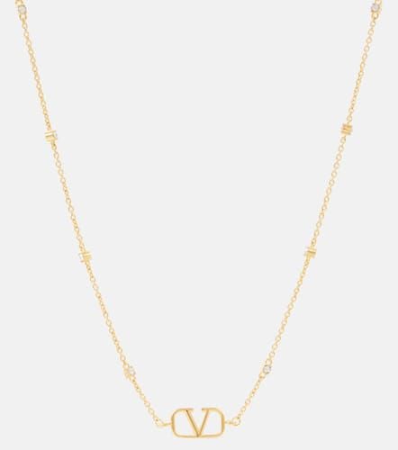 VLogo Signature embellished necklace - Valentino - Modalova