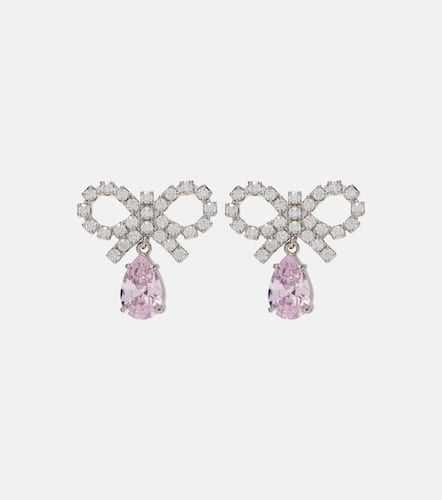 Micro Bow embellished earrings - Self-Portrait - Modalova