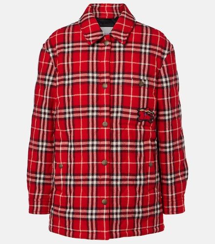 Chaqueta acolchada Check de lana - Burberry - Modalova