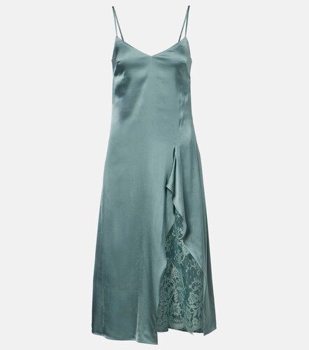 Abito sottoveste in raso con pizzo - Acne Studios - Modalova