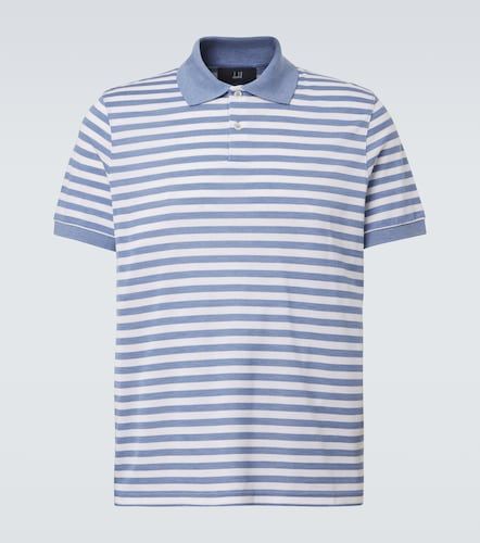 Polo in seta e cotone a righe - Dunhill - Modalova