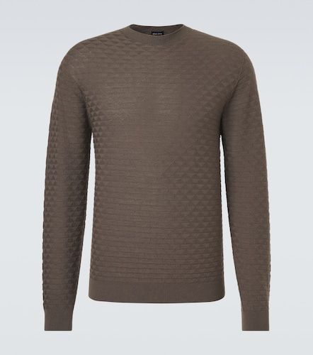 Pullover in lana vergine - Giorgio Armani - Modalova