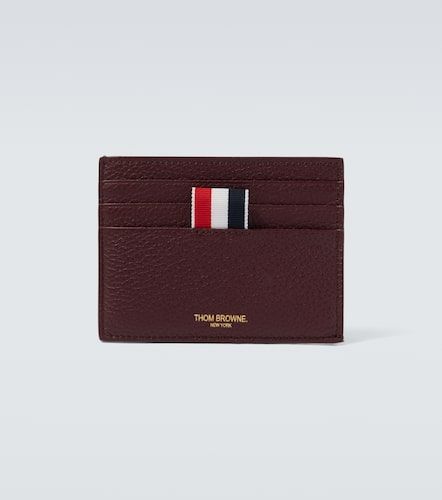 RWB Stripe leather cardholder - Thom Browne - Modalova