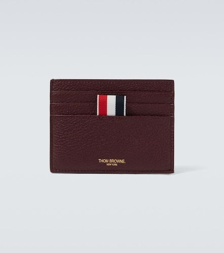 Portacarte RWB Stripe in pelle - Thom Browne - Modalova