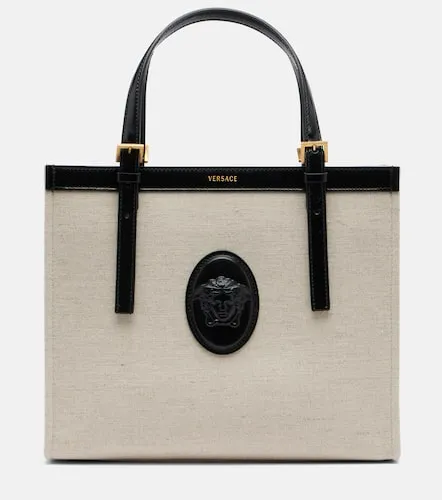 Riviere Small canvas tote bag - Versace - Modalova