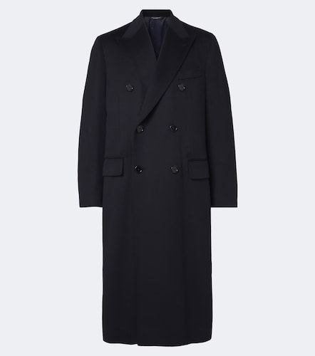 Double-breasted virgin wool crepe coat - Dolce&Gabbana - Modalova