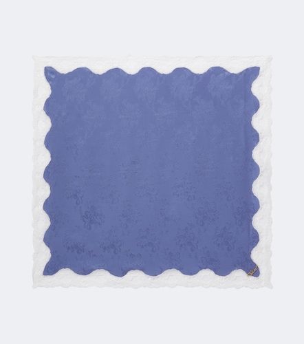 Chloé Pañuelo de jacquard de seda con encaje - Chloe - Modalova