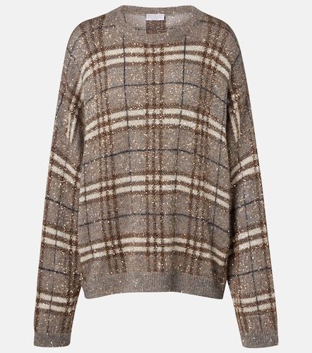 Pullover mit Pailletten - Brunello Cucinelli - Modalova