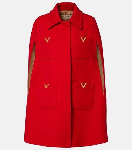 Valentino Mantella VLogo in lana - Valentino - Modalova