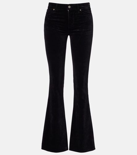 Mid-Rise-Schlaghose Leggy Bootcut aus Samt - 7 For All Mankind - Modalova