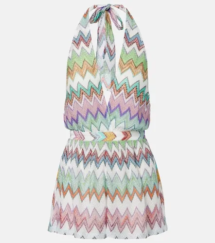 Playsuit Zigzag aus Häkelstrick - Missoni - Modalova