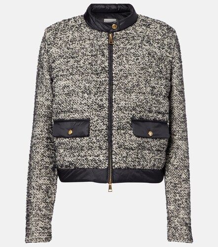 Chaqueta en mezcla de lana con paneles - Moncler - Modalova